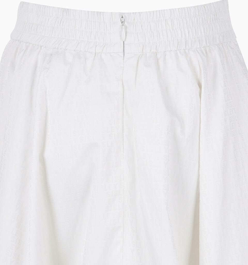 Light beige skirt with jacquard motif - sisley k women - White | Sisley K image number 4